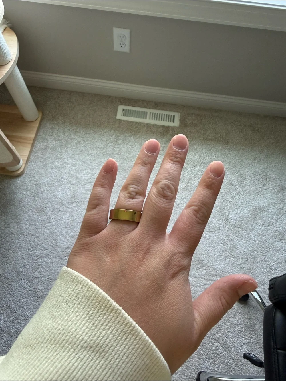 Optim Smart Ring size 8 gold
